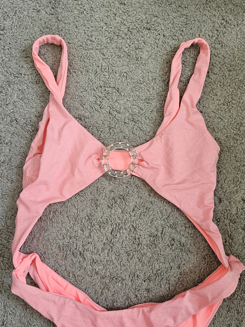 Beach Bunny Kendall Glitter Monokini - Pink Size M - Picture 4 of 6